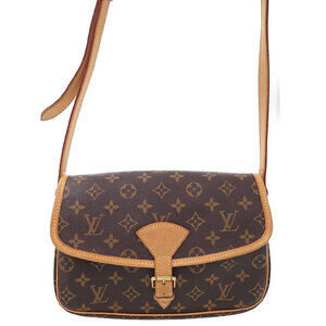 Louis Vuitton Monogram Leather Brown Sologne Shoulder Bag
